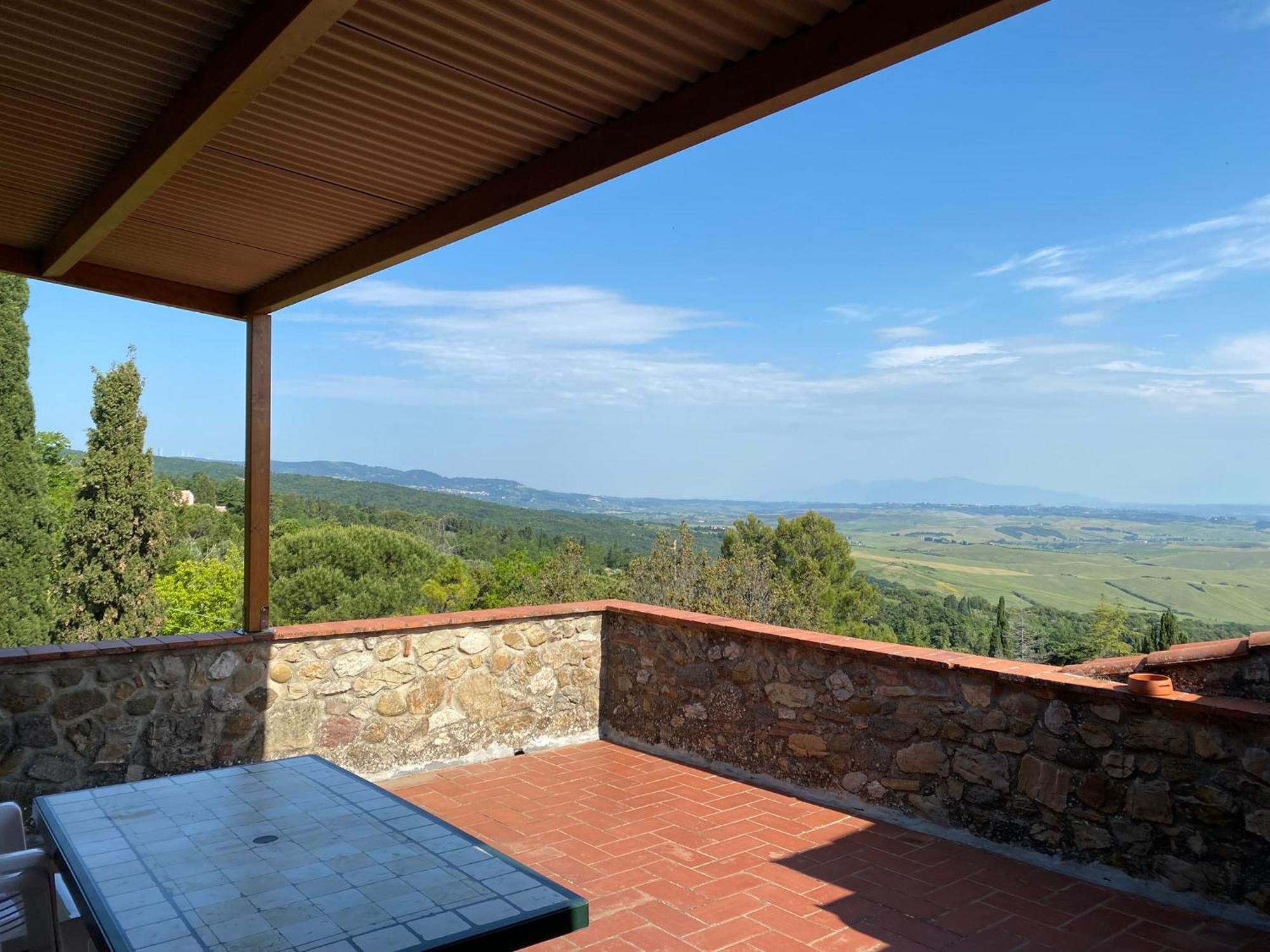Ferienwohnung La Ginestra - Terrazza Orciatico Exterior foto